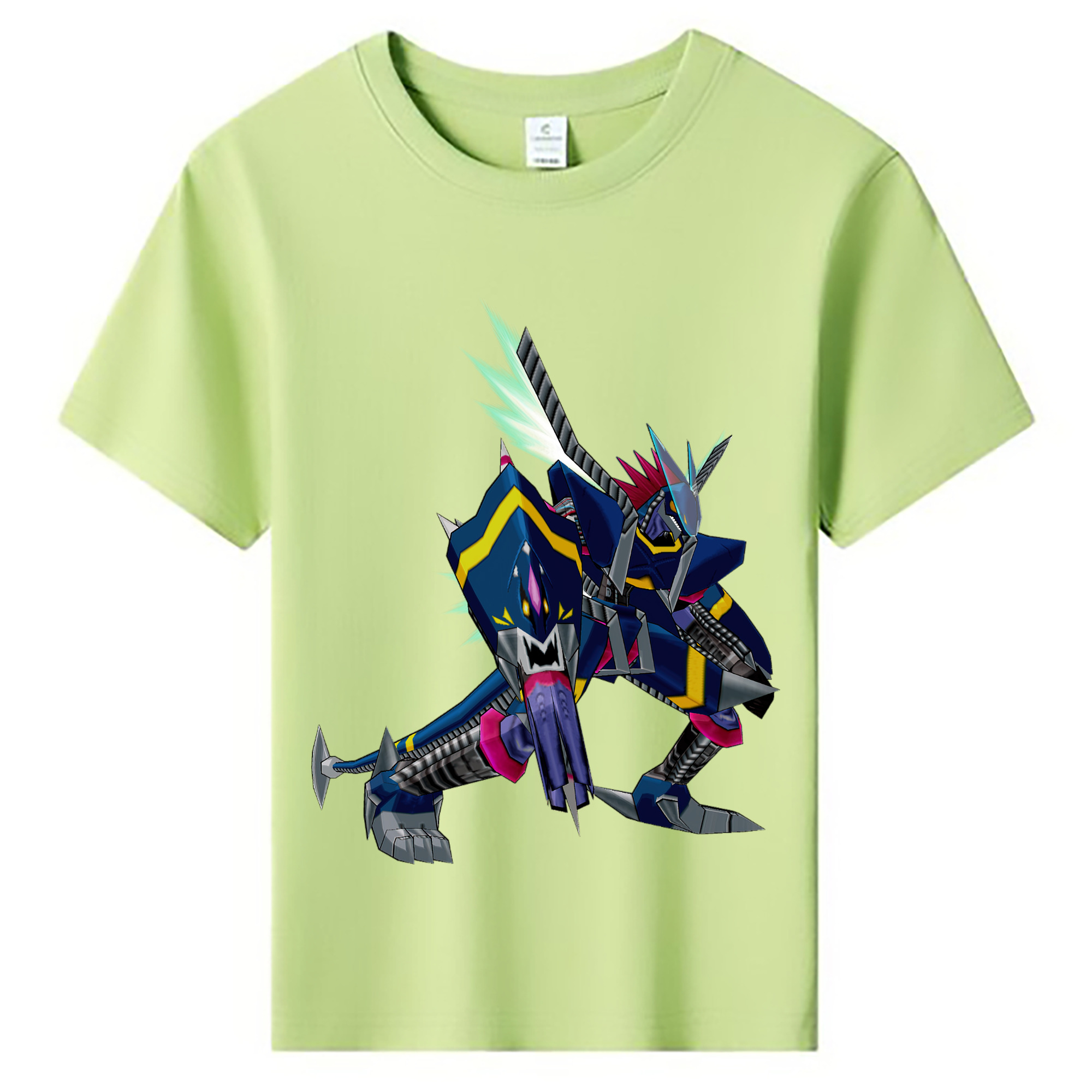 （画像用） Digimon デジタルモンスター/デジモン 綿100％キッズTシャツ（フロントプリント）